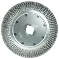 Weiler 14" High Density Standard Twist Knot Wire Wheel, .014" Steel Fill, 2" 8310